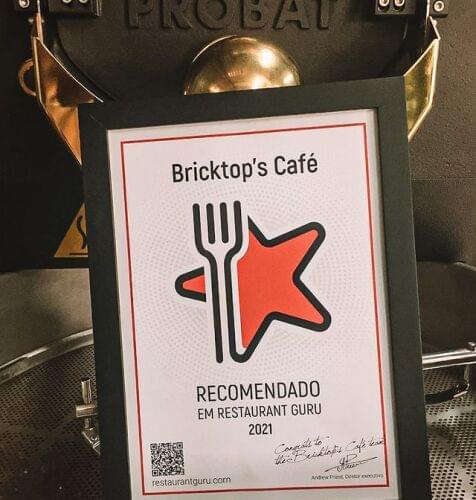 Bricktops Café award
