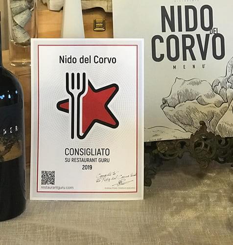 Nido del Corvo, Ristorante Vista Panoramica award
